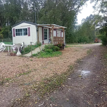 Mobilhome Le Haut des Bordes Buitenkant foto
